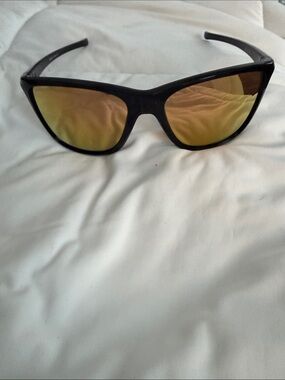 Oakley Sunglasses with Gold Mirrored Lenses